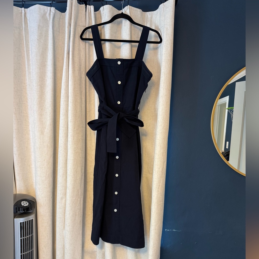 Everlane navy Midi Sundress Square Neck